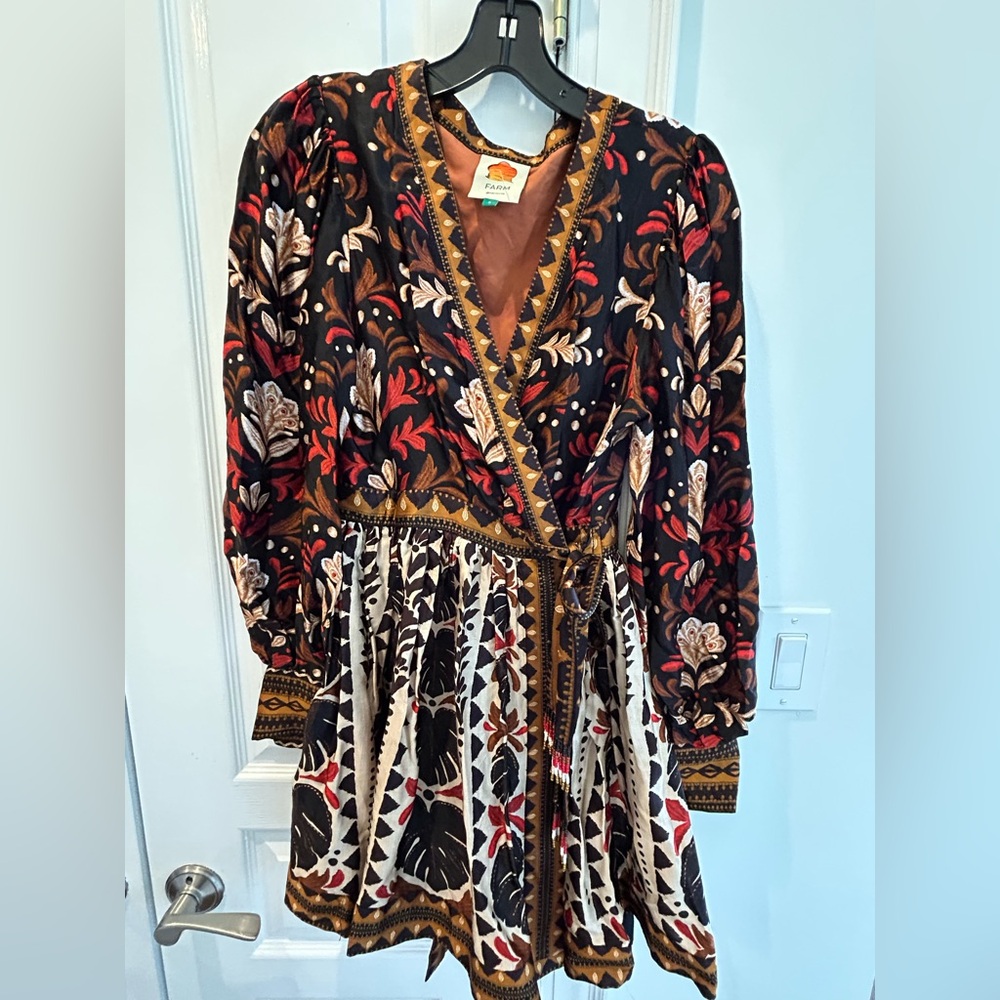 Farm Rio Tapestry Garden dress NWOT - Picture 2 of 14